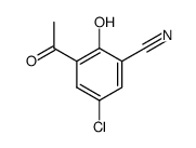 3-cyano-5-chloro-2-hydroxyacetophenone Structure