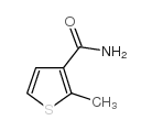 2-甲基-3-噻吩羧酰胺结构式