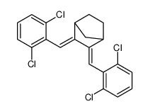 2,3-bis[(2,6-dichlorophenyl)methylidene]bicyclo[2.2.1]heptane结构式