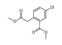 4-chloro-2-methoxycarbonyl-phenyl acetic acid methyl ester Structure