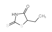 5-ethyl-2-sulfanylidene-thiazolidin-4-one结构式
