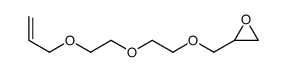 2-[2-(2-prop-2-enoxyethoxy)ethoxymethyl]oxirane Structure
