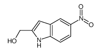 (5-nitro-1H-indol-2-yl)methanol Structure
