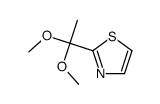 2-(1,1-DIMETHOXYETHYL)THIAZOLE Structure