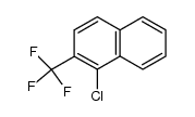 1-chloro-2-trifluoromethyl-naphthalene结构式