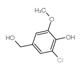 2-chloro-4-(hydroxymethyl)-6-methoxyphenol Structure