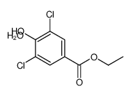 ETHYL 3,5-DICHLORO-4-HYDROXYBENZOATE HYDRATE结构式