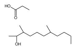 (2S,3R)-3,7-dimethylundecan-2-ol,propanoic acid Structure