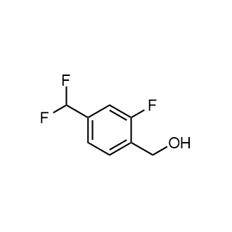 (4-(Difluoromethyl)-2-fluorophenyl)methanol Structure