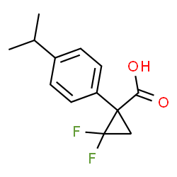 2,2-二氟-1-(4-异丙基苯基)环丙烷-1-羧酸图片