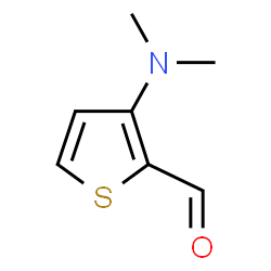 2-Thiophenecarboxaldehyde, 3-(dimethylamino)- (9CI) structure