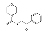 phenacyl morpholine-4-carbodithioate Structure