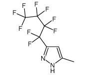 5-methyl-3-(1,1,2,2,3,3,4,4,4-nonafluorobutyl)-1H-pyrazole Structure