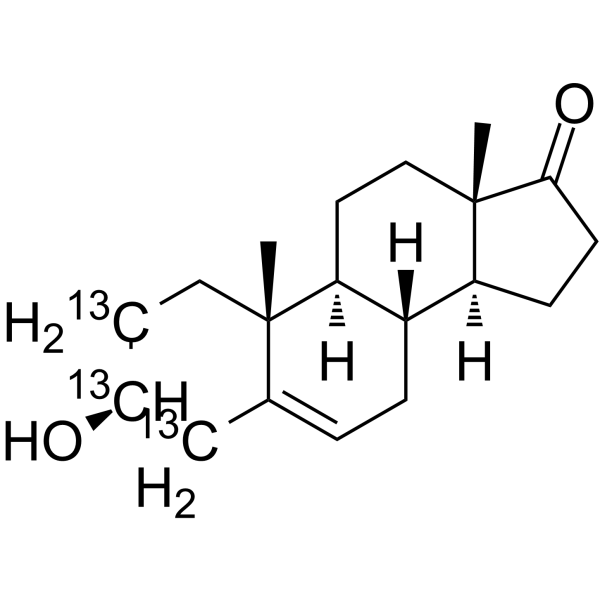 Dehydroepiandrosterone-13C3结构式