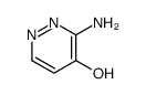 4-Pyridazinol,3-amino-(8CI) Structure