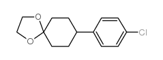 8-(4-CHLOROPHENYL)-1,4-DIOXASPRIRO[4,5]DECANE structure