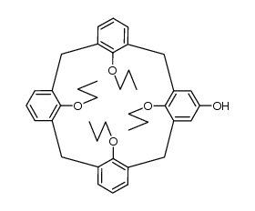 5-hydroxy-25,26,27,28-tetrapropoxycalix[4]arene结构式