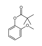 (2-methoxyphenyl) 2,2-dimethylpropanoate结构式