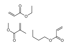 butyl prop-2-enoate, ethyl prop-2-enoate, methyl 2-methylprop-2-e noate Structure