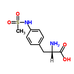 4-[(Methylsulfonyl)amino]phenylalanine structure
