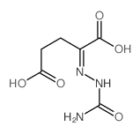 Pentanedioic acid,2-[2-(aminocarbonyl)hydrazinylidene]-结构式