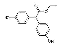 bis-(4-hydroxy-phenyl)-acetic acid ethyl ester结构式