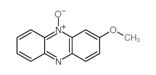 Phenazine, 2-methoxy-,10-oxide structure