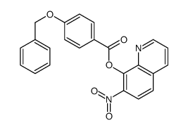 (7-nitroquinolin-8-yl) 4-phenylmethoxybenzoate结构式
