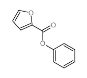 2-Furancarboxylic acid,phenyl ester structure