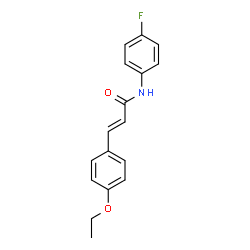 3-(4-ETHOXYPHENYL)-N-(4-FLUOROPHENYL)ACRYLAMIDE picture