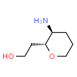 2H-Pyran-2-ethanol,3-aminotetrahydro-,(2R,3S)-(9CI) Structure