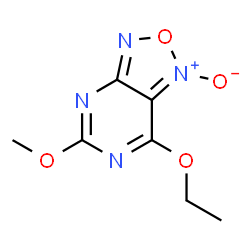 [1,2,5]Oxadiazolo[3,4-d]pyrimidine,7-ethoxy-5-methoxy-,1-oxide(9CI) picture