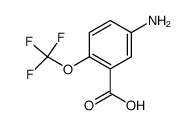 Benzoic acid, 5-amino-2-(trifluoromethoxy)- Structure