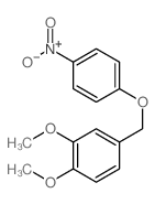 Benzene,1,2-dimethoxy-4-[(4-nitrophenoxy)methyl]- structure