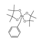 5-benzyl-2,2,3,3,7,7,8,8-octamethyl-1,4,6,9-tetraoxa-5λ5-arsa-spiro[4.4]nonane结构式