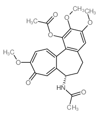 COLCHICINE, O(sup 1)-DEMETHYL-, ACETATE结构式