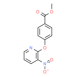 METHYL 4-[(3-NITRO-2-PYRIDINYL)OXY]BENZENECARBOXYLATE结构式