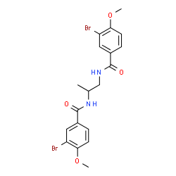 N,N'-1,2-Propanediylbis(3-bromo-4-methoxybenzamide) picture