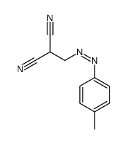 2-[[(4-methylphenyl)diazenyl]methyl]propanedinitrile结构式