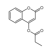 4-propionyloxy-coumarin Structure