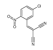 [(5-Chloro-2-nitrophenyl)methylene]malononitrile结构式