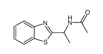 Acetamide, N-[1-(2-benzothiazolyl)ethyl]- (7CI,8CI)结构式