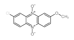 8-chloro-2-methoxy-10-oxido-phenazine 5-oxide structure