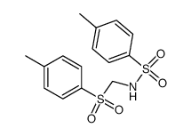 N-(p-toluenesulfonylmethyl)-p-toluenesulfonamide结构式