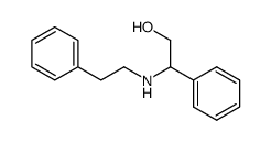 2-(phenethylamino)-2-phenylethan-1-ol结构式
