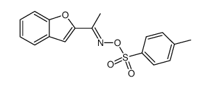 1-benzofuran-2-yl-ethanone-[(E)-O-(toluene-4-sulfonyl)-oxime ] Structure