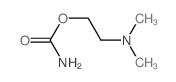 Carbamic acid,2-(dimethylamino)ethyl ester结构式