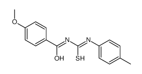 4-methoxy-N-[(4-methylphenyl)carbamothioyl]benzamide结构式