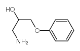 1-amino-3-phenoxypropan-2-ol Structure