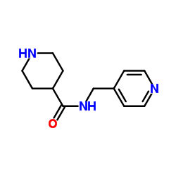 N-(4-Pyridinylmethyl)-4-piperidinecarboxamide Structure